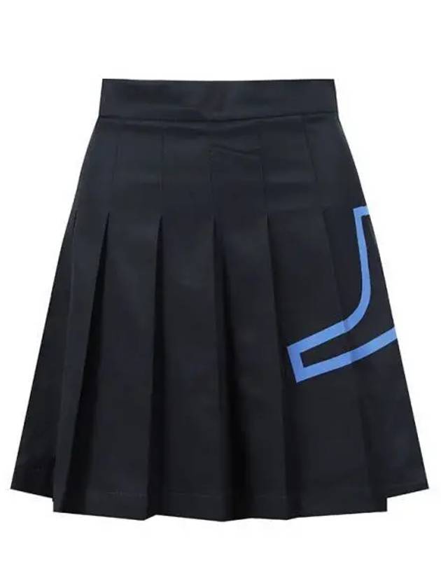 Women's Naomi Pleated Skirt Navy - J.LINDEBERG - BALAAN 2