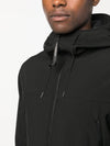 Men's Shell R Drawstring Goggle Hooded Jacket Black - CP COMPANY - BALAAN 7