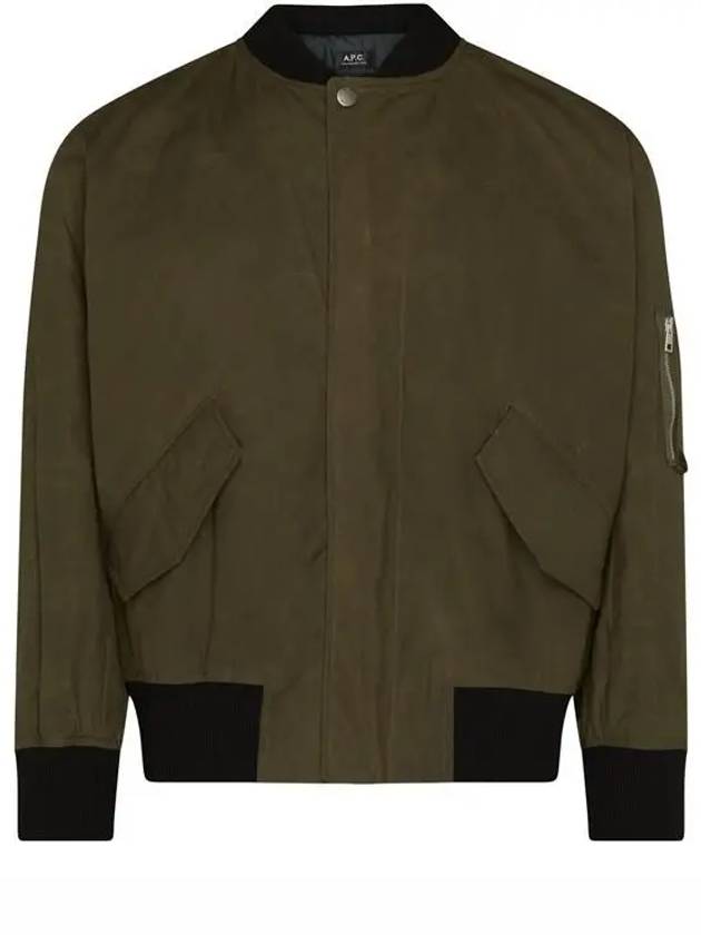 Hamilton Washed Cotton Bomber Jacket Khaki - A.P.C. - BALAAN 2