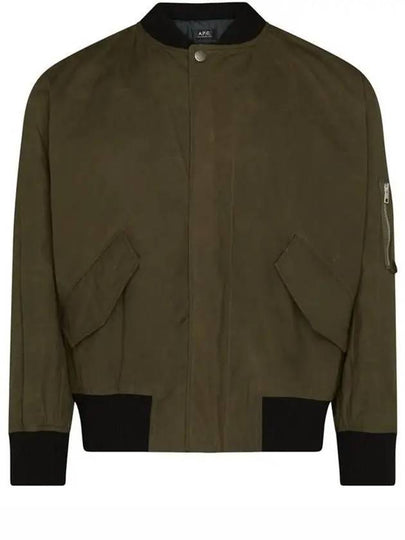 Hamilton Washed Cotton Bomber Jacket Khaki - A.P.C. - BALAAN 2