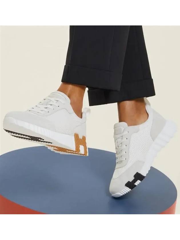 Bouncing Low Top Sneakers Blanc - HERMES - BALAAN 3