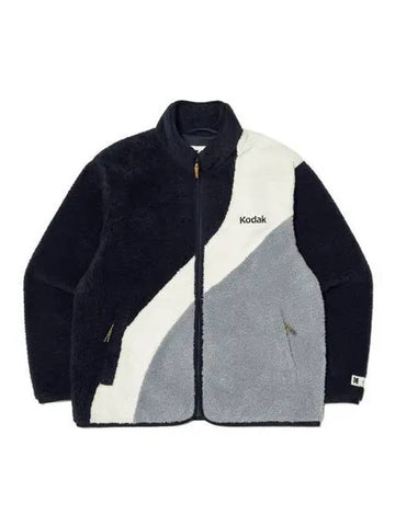 KODAK Kodachrome Stan Neck Fleece Jacket NAVY - KODO - BALAAN 1