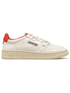 Medalist Red Tab Low Top Sneakers White - AUTRY - BALAAN 2