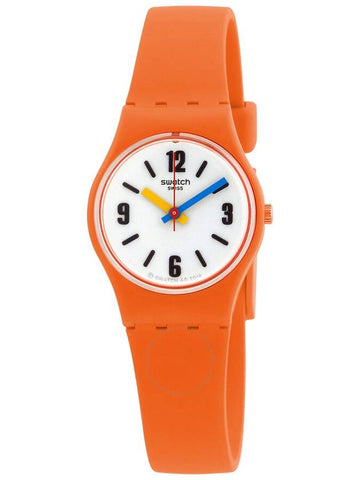 Swatch Sorange Quartz White Dial Ladies Watch LO114 - SWATCH - BALAAN 1