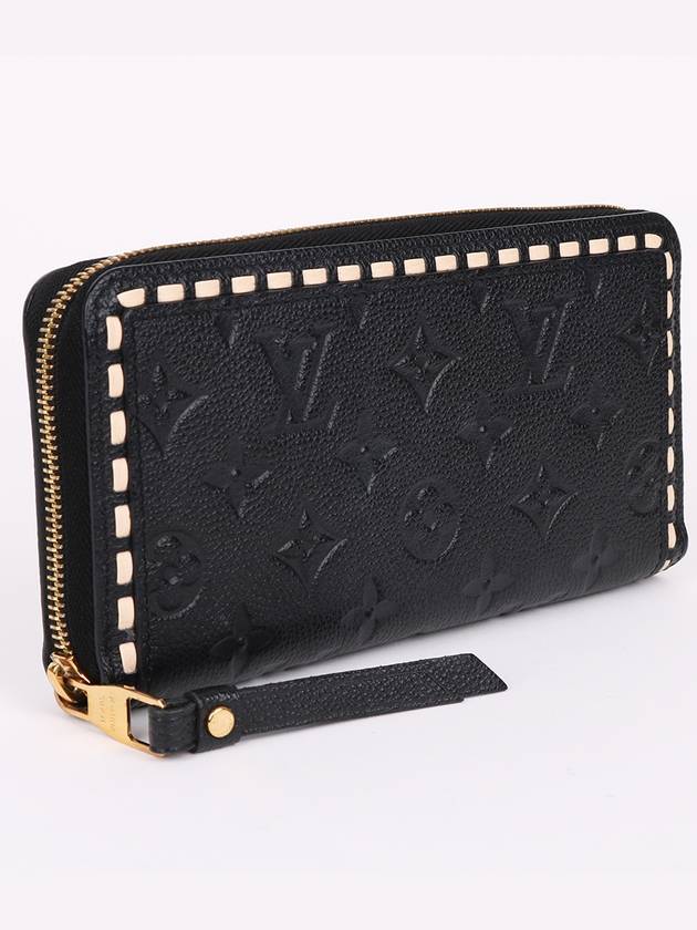 Empreinte stitch black long wallet - LOUIS VUITTON - BALAAN 3