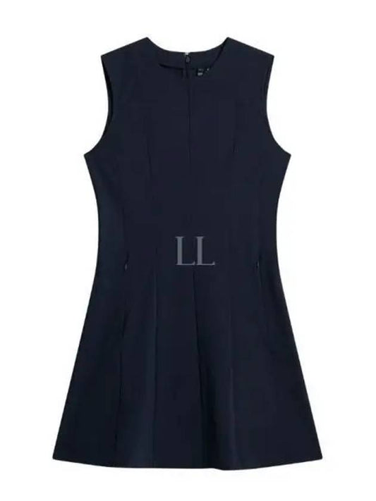 Golf Jasmin Short Dress Navy - J.LINDEBERG - BALAAN 2