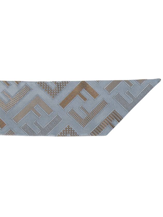 Wrappy Silk Scarf Light Blue - FENDI - BALAAN 6