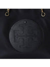 Ella Chain Tote Bag Black - TORY BURCH - BALAAN 4