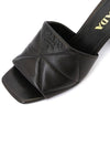 Quilting Nappa Leather Sandals Heel Black - PRADA - BALAAN 8