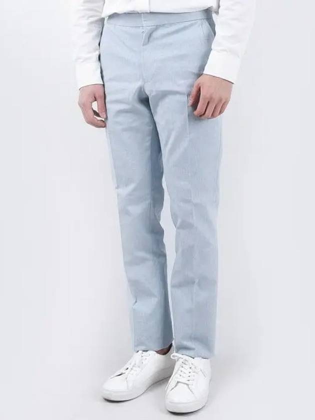Sky blue chino pants MTU185A - THOM BROWNE - BALAAN 2