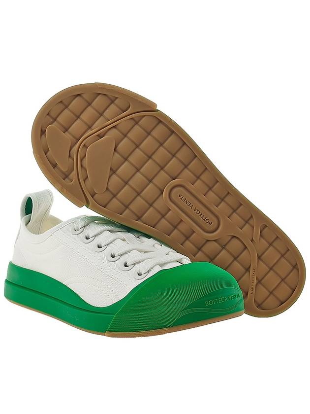 Women's Vulcan Low Top Sneakers Sneakers White Green - BOTTEGA VENETA - BALAAN 6