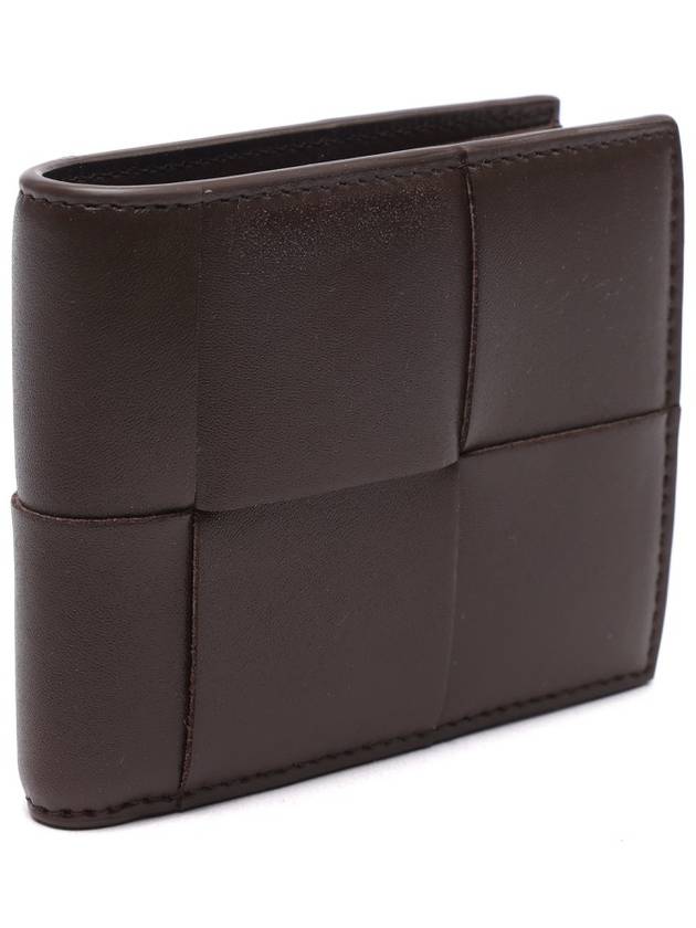 Intrecciato Cassette Half Wallet Brown - BOTTEGA VENETA - BALAAN 4