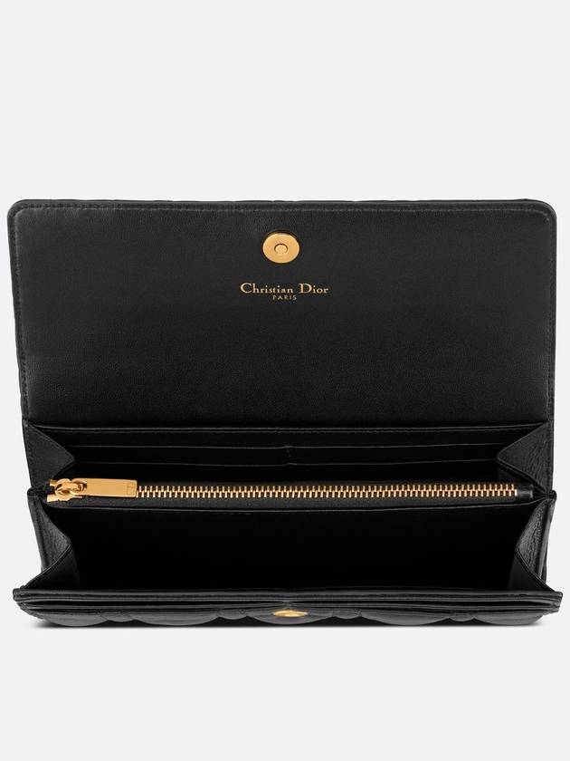 Caro Orchid Long Wallet Black - DIOR - BALAAN 5