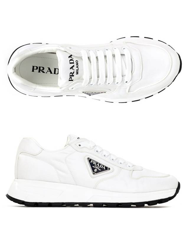 Prax 1 Re-Nylon Low Top Sneakers White - PRADA - BALAAN 2