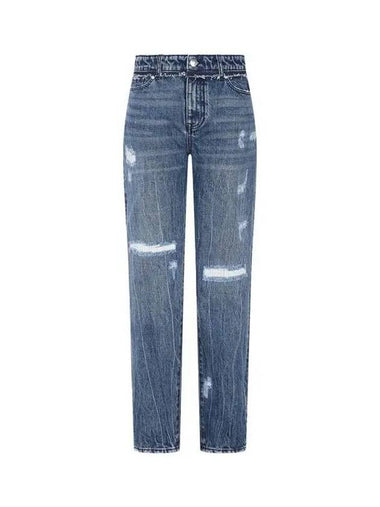 Women s Destroyed Boyfriend Jean Blue 271441 - ARMANI EXCHANGE - BALAAN 1