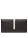 Ribbon Leather Long Wallet Black - BALLY - BALAAN 1