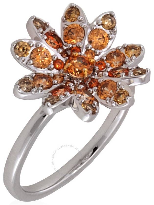 Swarovski Rhodium Plated Eternal Flower Ring, Size 52 - SWAROVSKI - BALAAN 3