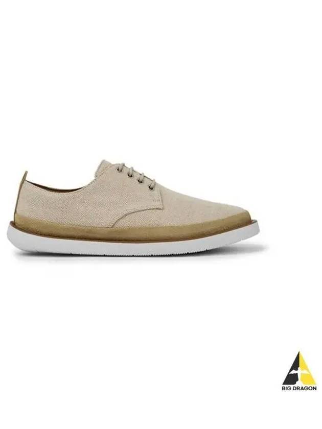 Men's Wagon Calfskin Hemp Oxford Shoes Beige - CAMPER - BALAAN 2