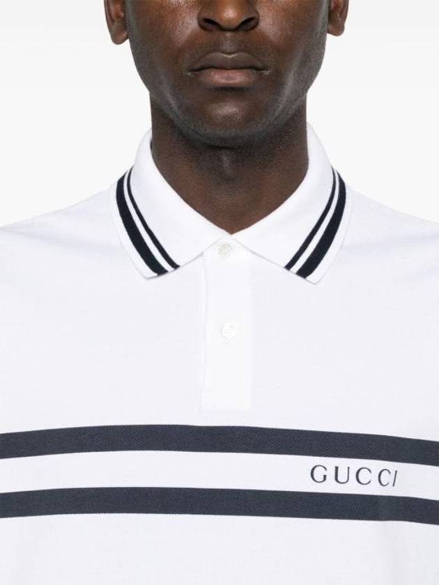 Logo Print Polo Shirt 788016XJGJX - GUCCI - BALAAN 6