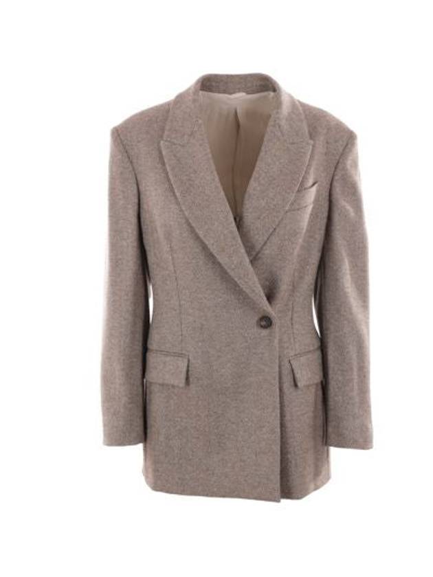 Brunello Cucinelli Brown Wool Blazer - BRUNELLO CUCINELLI - BALAAN 1