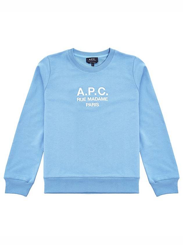 Women's Tina Sweatshirt Blue - A.P.C. - BALAAN.