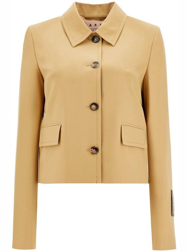 short wool blend jacket - MARNI - BALAAN 1