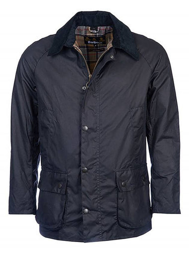 Ashby Wax Jacket Navy - BARBOUR - BALAAN 1