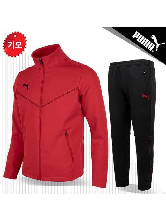 KK Individualize full zip up brushed set 93351403 Red R - PUMA - BALAAN 1