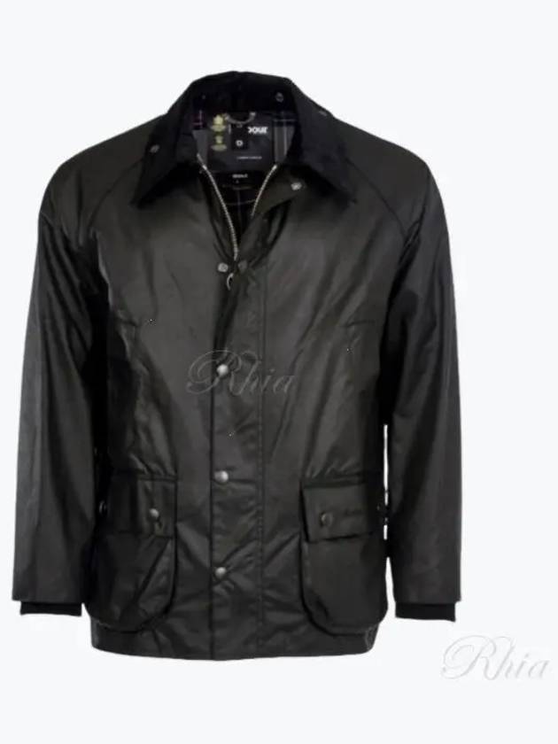 Bedale Wax Half Lined Jacket Black - BARBOUR - BALAAN 2