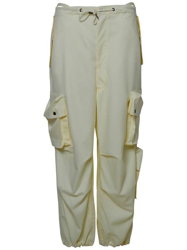 Darkpark Cream Cotton 'Blair' Pants - DARKPARK - BALAAN 1