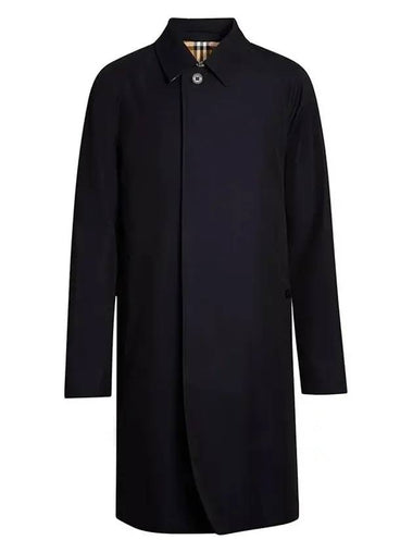 Men's Carbon Camden Car Single Coat Navy - BURBERRY - BALAAN 1