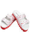 10055LV Love White Jinping Slippers - JOSHUA SANDERS - BALAAN 3