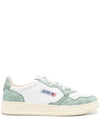 Medalist Bicolor Low Top Sneakers Green - AUTRY - BALAAN 1