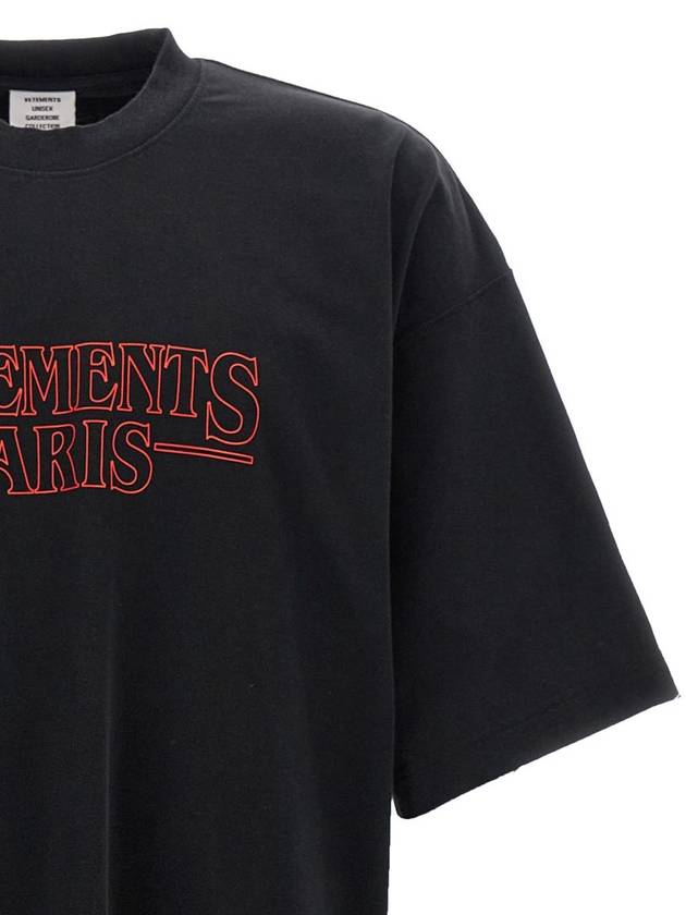 Vetements 'Vetements Paris Logo' T-Shirt - VETEMENTS - BALAAN 3