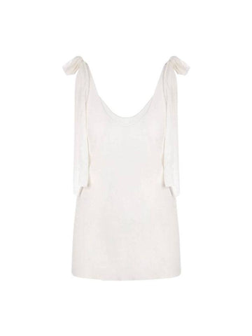 Crepe Jersey Layered Sleeveless - CHLOE - BALAAN 1