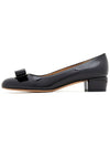 Vara Bow Patent Pumps Black - SALVATORE FERRAGAMO - BALAAN 5