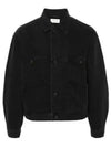 Heavy Soft Bleached Denim Jacket Black - LEMAIRE - BALAAN 2