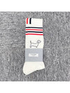 Intarsia Knit Ankle Socks MAS176AY3022 - THOM BROWNE - BALAAN 4