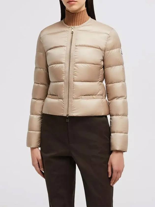 Laurine Short Padding Beige - MONCLER - BALAAN 3