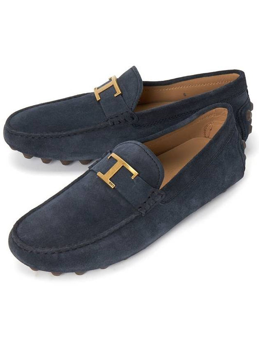 Timeless Gommino Suede Driving Shoes Navy - TOD'S - BALAAN 2