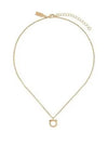 Gancini Large Necklace Brass & Gold - SALVATORE FERRAGAMO - BALAAN 2