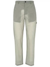 Men's Craig Nylon Straight Pants Green - MONCLER - BALAAN.