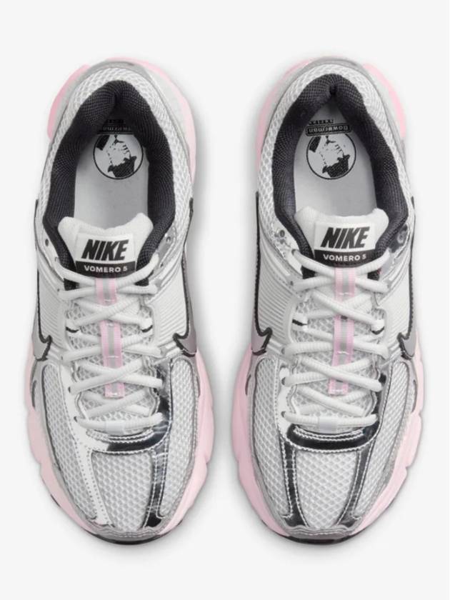 Zoom Vomero 5 Low Top Sneakers Pink Foam Metallic Silver - NIKE - BALAAN 5