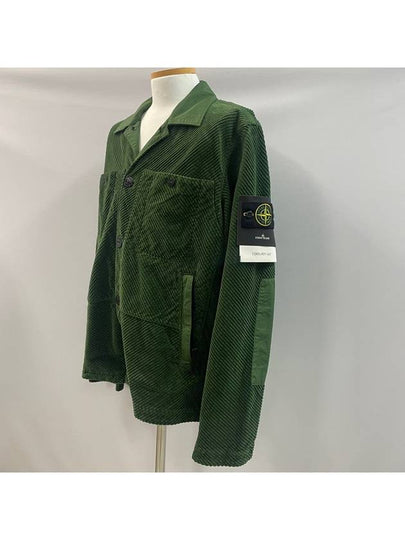 Wappen Corduroy 400 Jacket Khaki - STONE ISLAND - BALAAN 2