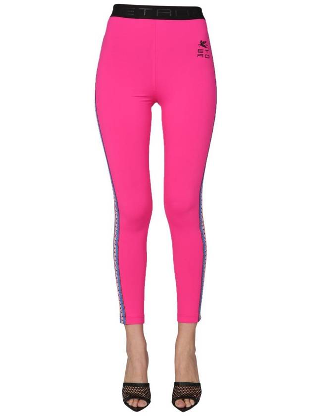 Women's Pattern Leggings Fuchsia - ETRO - BALAAN 2