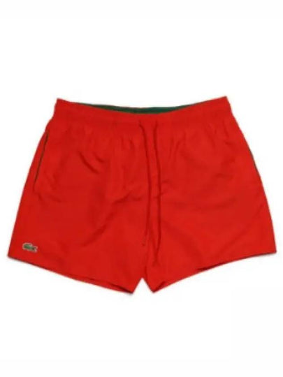 Men's Light Quick Dry Swim Shorts Red - LACOSTE - BALAAN 2