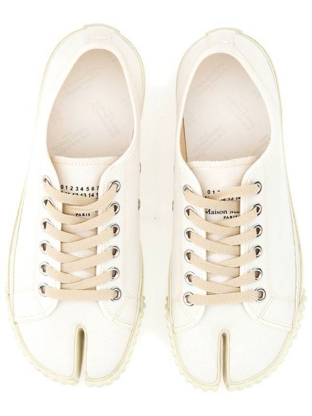 Tabi Cotton Low Top Sneakers White - MAISON MARGIELA - BALAAN 3