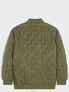 Triomphe Teddy Nylon Down Jacket Khaki - CELINE - BALAAN 3