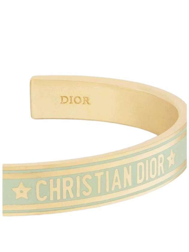 Cord Bangle Bracelet Gold Mint - DIOR - BALAAN 4