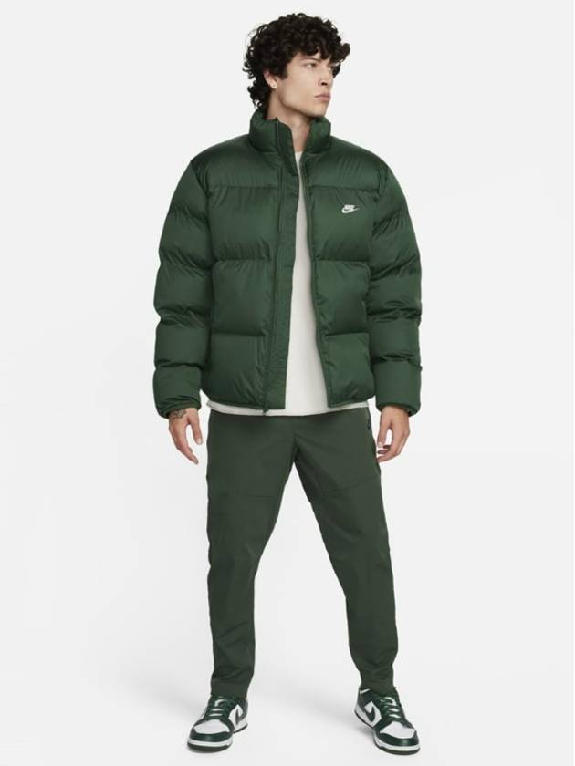 Sportswear Club Puffer Padded Jacket Green - NIKE - BALAAN 6